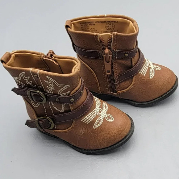 Garanimals Baby Girl's Western Boot Size 2 - Picture 3 of 10